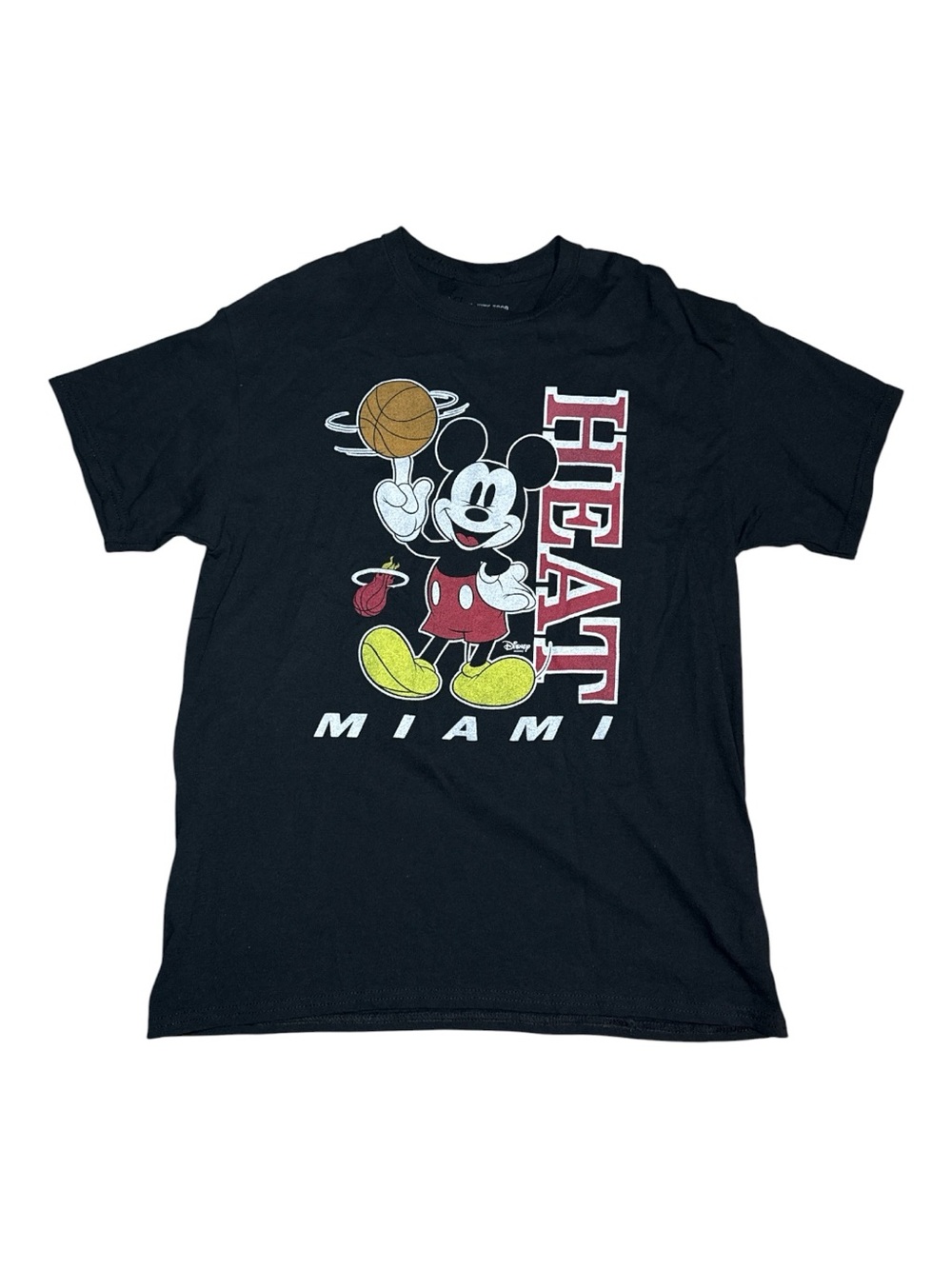 Disney x Junk Food Miami Heat Mickey Mouse Baller T-shirt Medium